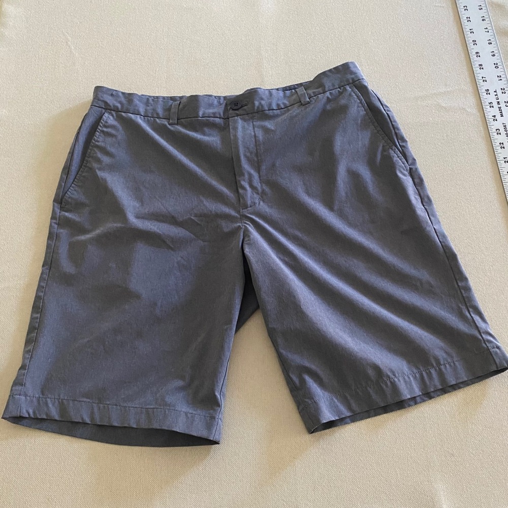 Vineyard Vines‎ Performance Breaker Shorts Mens 36 Blue Gray Golf Stretch